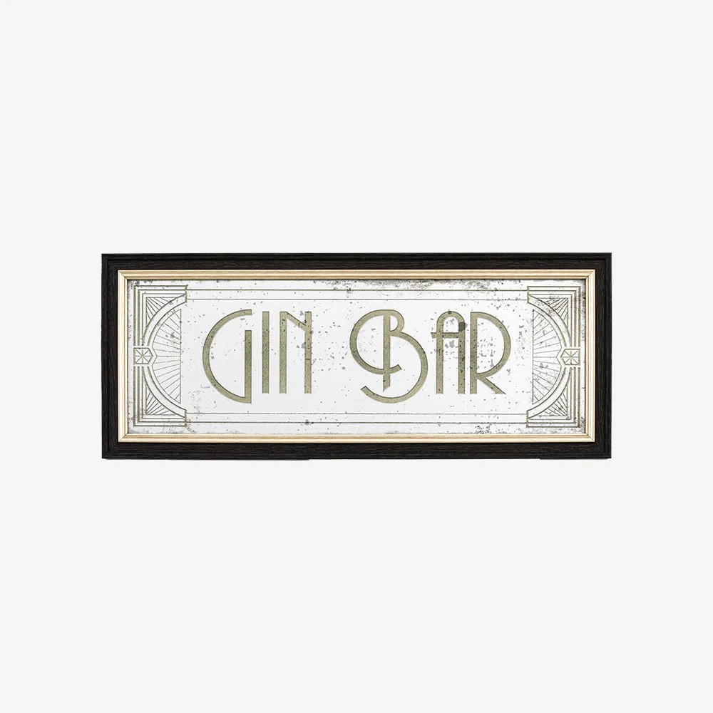 Gin Bar Mirror - Black product