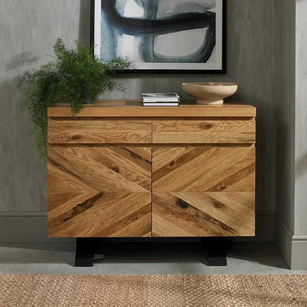 Glendale Narrow Sideboard - Rustic Oak product