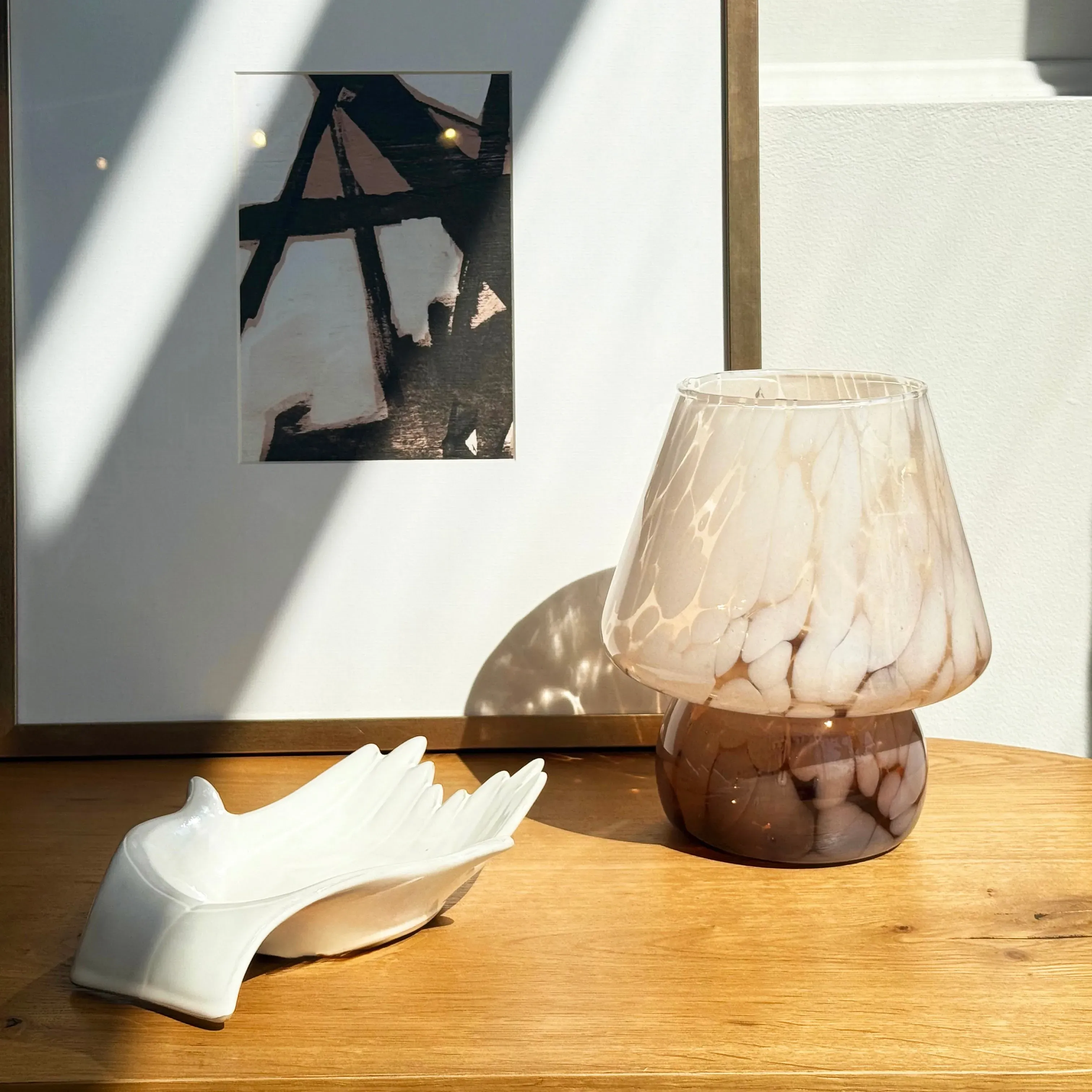 Hand Dish - White, Stoneware product