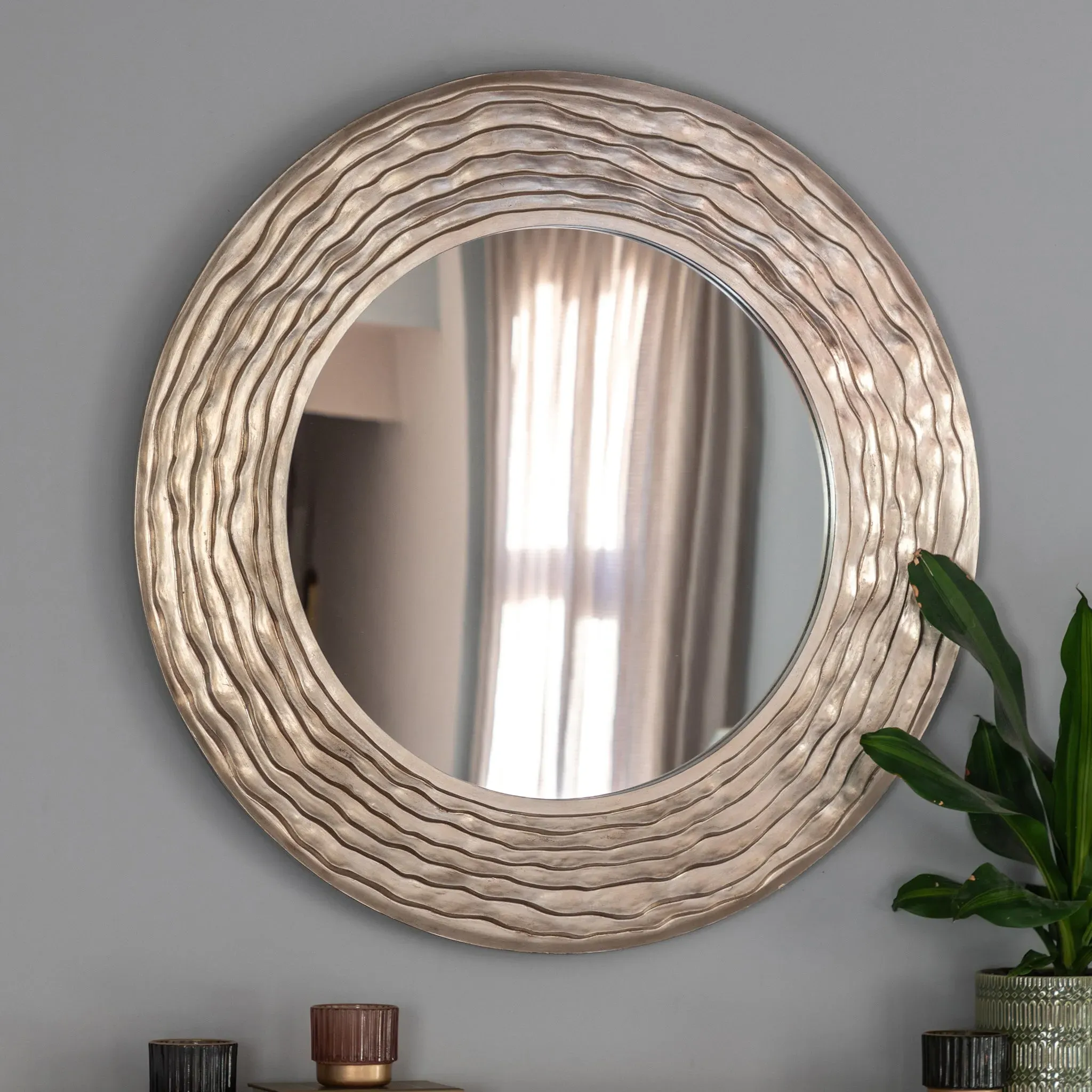 Hanoi Wall Mirror - Champagne product