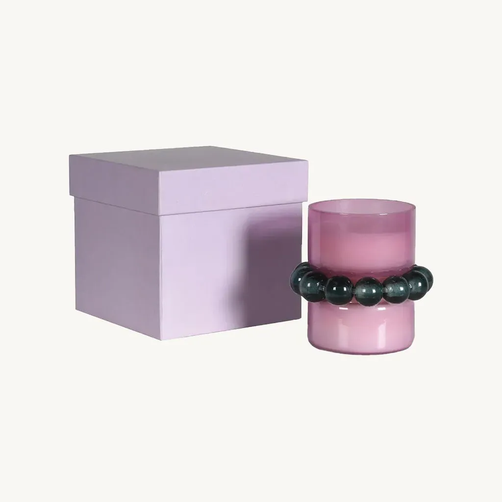 Heather Tuberose Candle - Bobbled Glass product