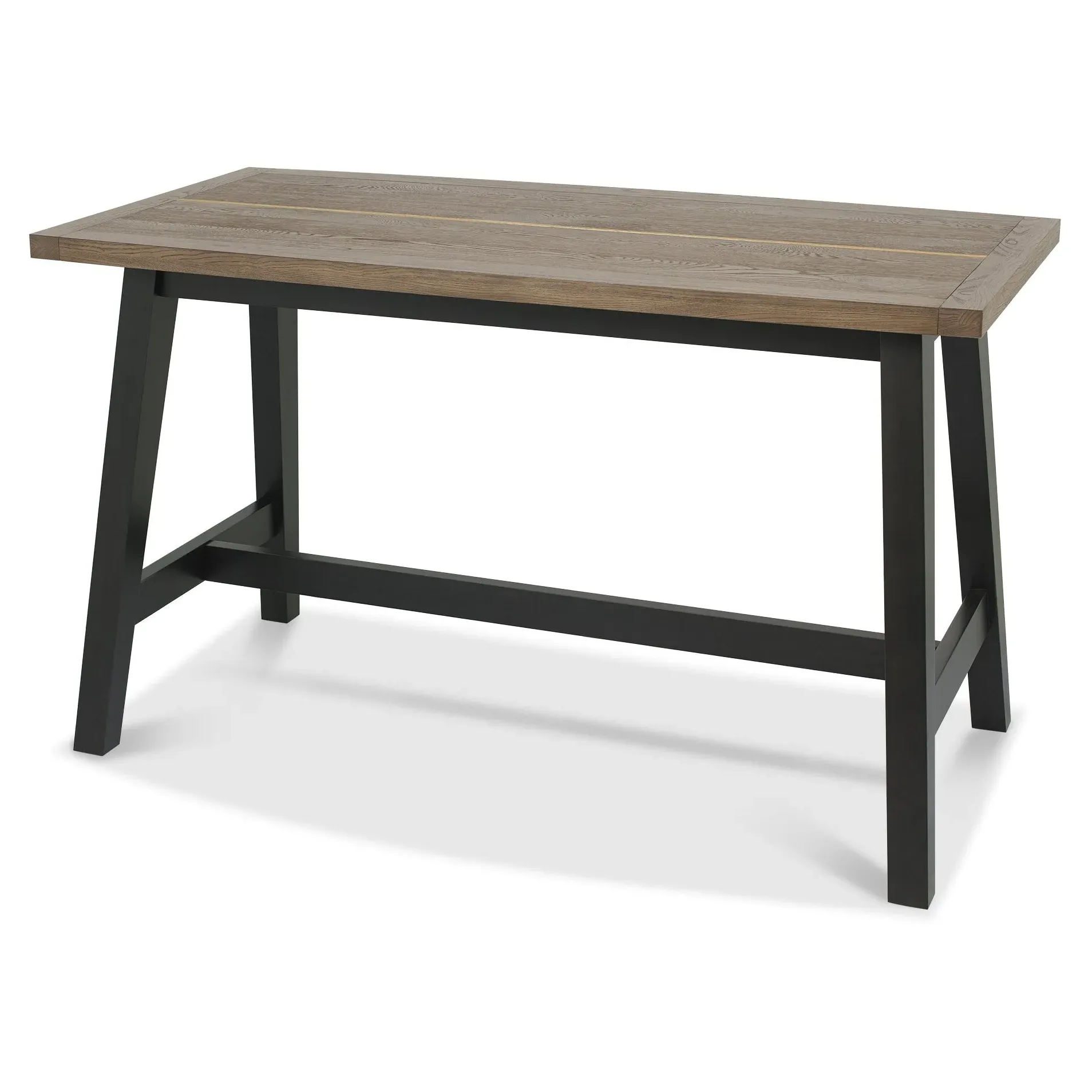 Highgate Bar Table - Weathered Oak, Ash alternate view