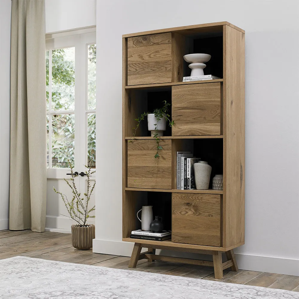 Highgate Display Cabinet - Rustic Oak product