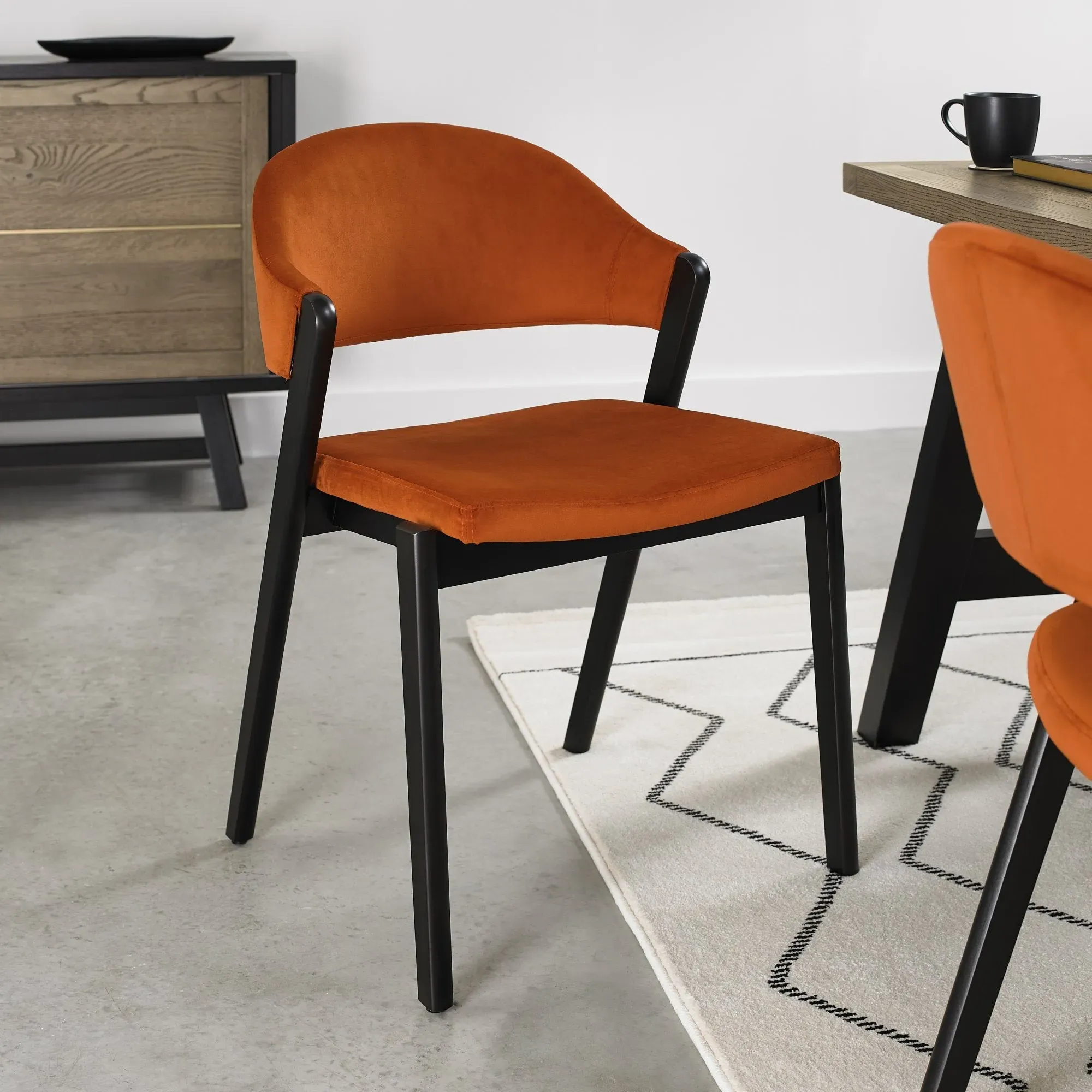 Highgate Peppercorn Dining Chair - Orange product