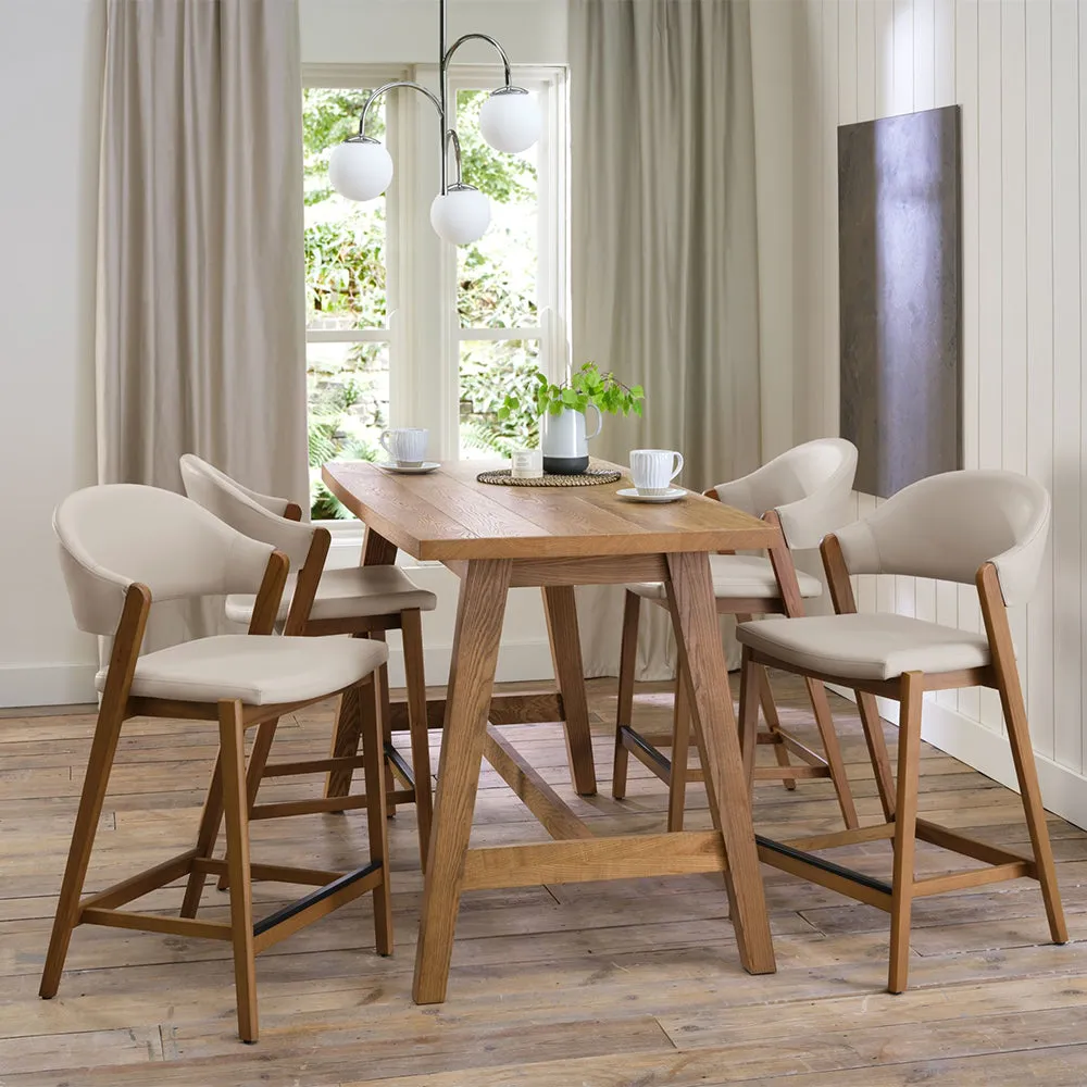 Highgate Rustic Oak Bar Table - Oak product