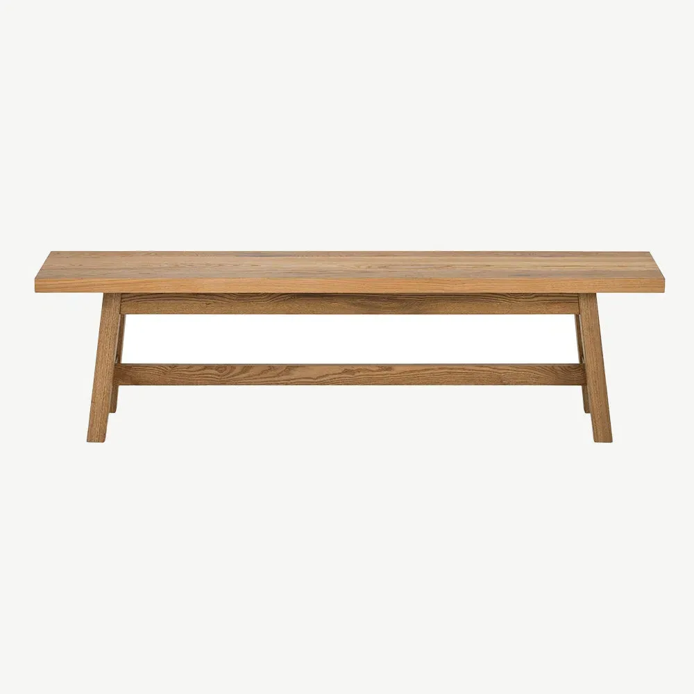 Highgate Rustic Oak Small Bench alternate view