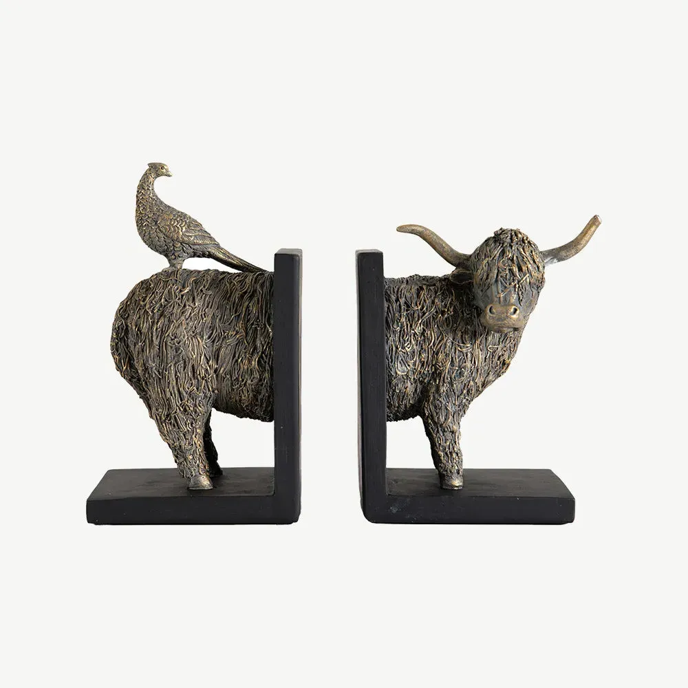 Highland Cow Bookends Set of 2 product