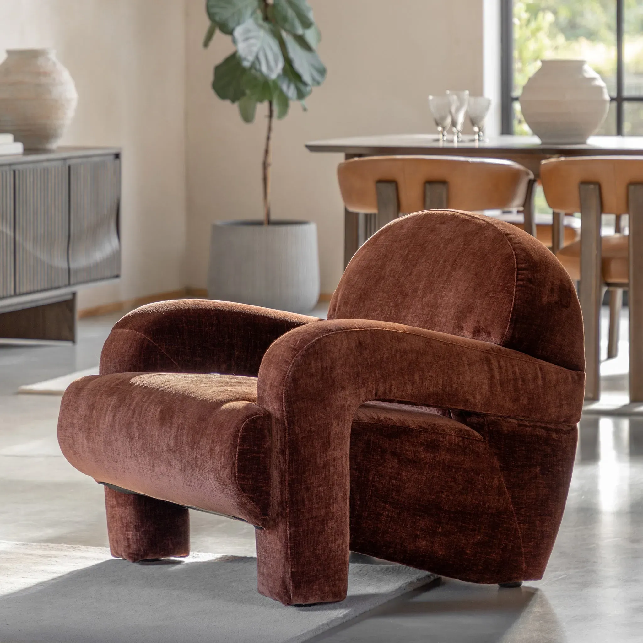 Holburn Armchair - Brown product