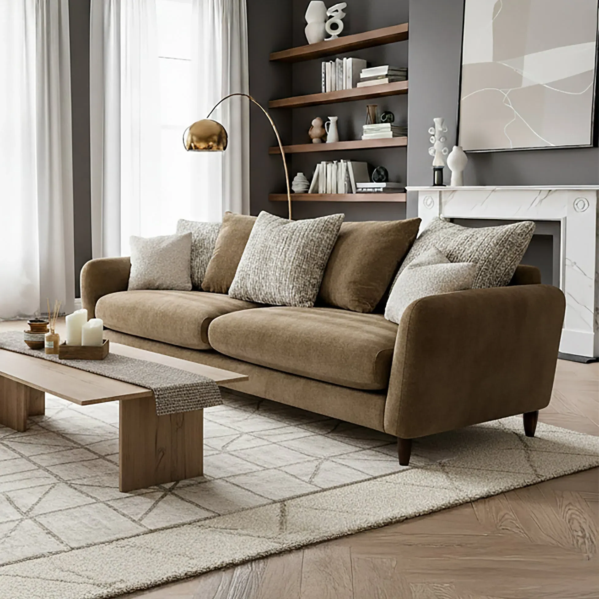 Hugo 2-Seater Sofa - Foam, Dacron product