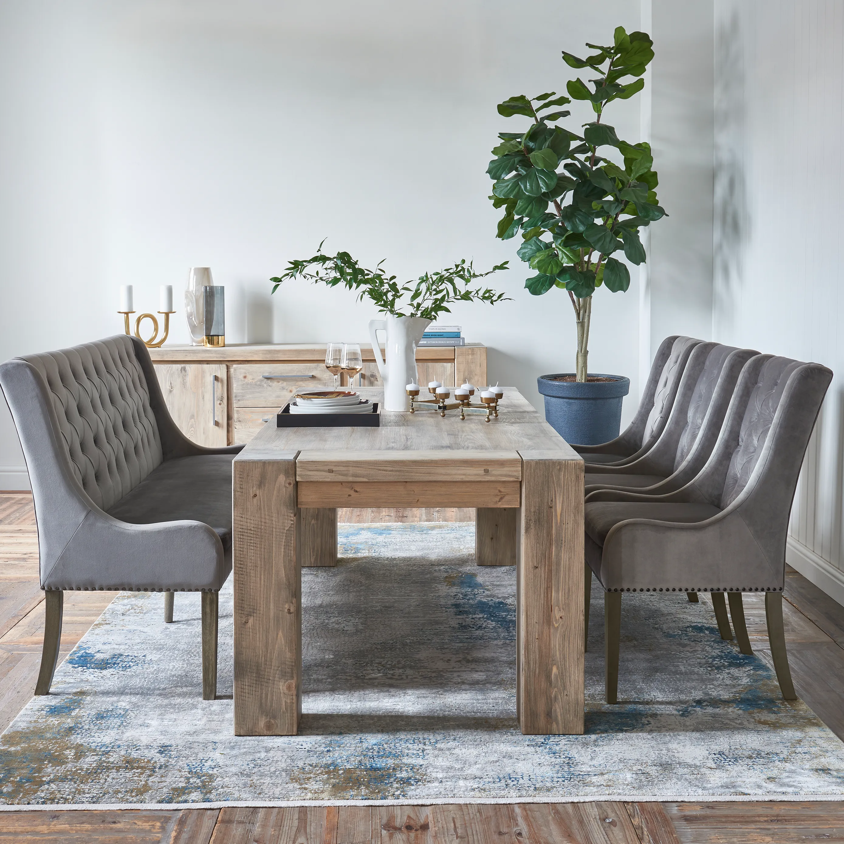 Hulk 180cm Dining Table - Reclaimed Conifer Timber product