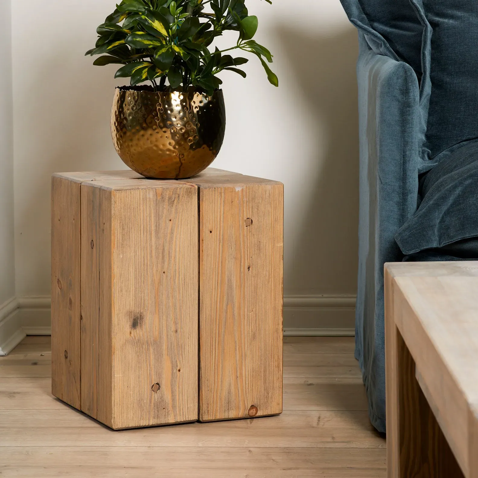 Hulk Lamp Table - Reclaimed Wood product