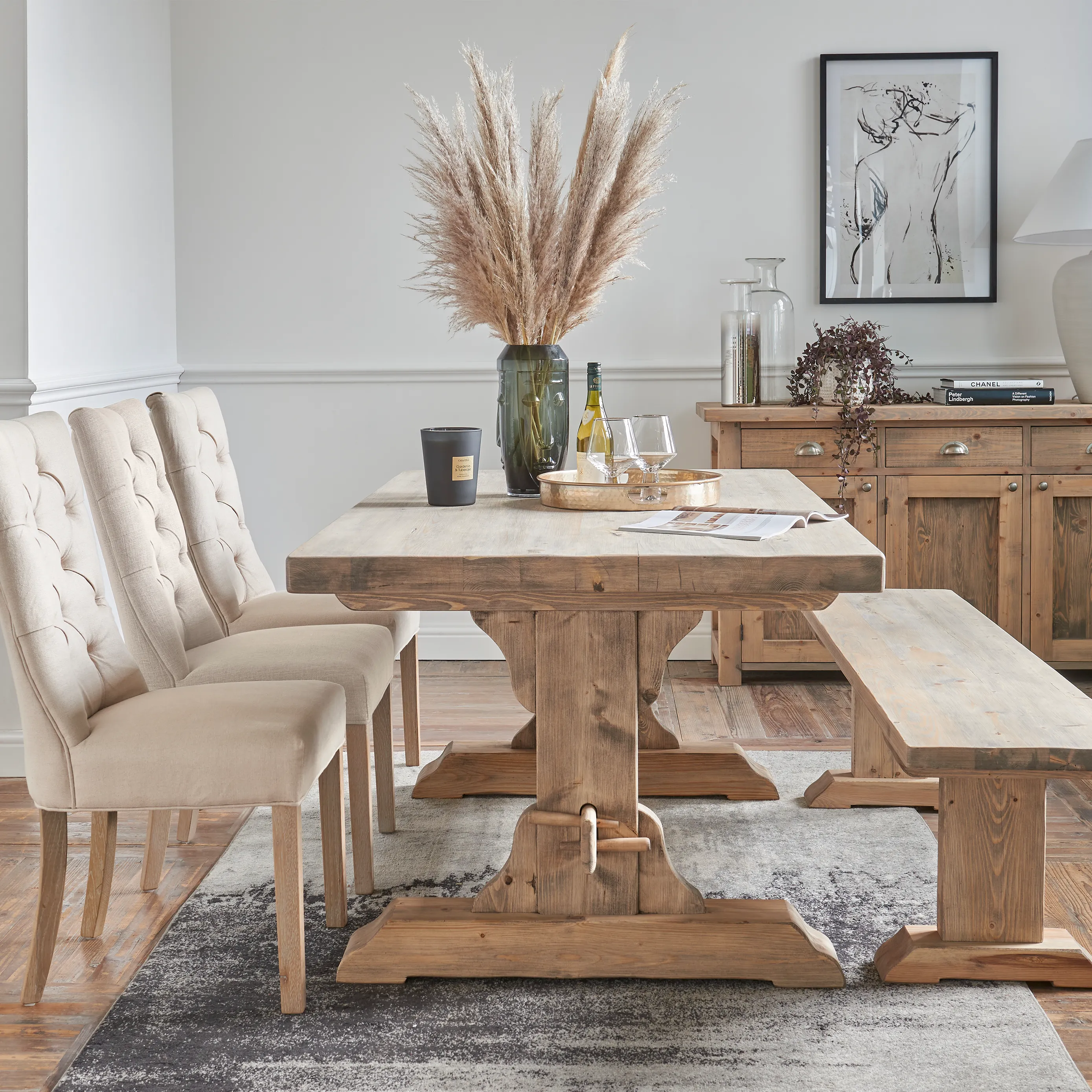 Indiana Dining Table - Reclaimed Wood product