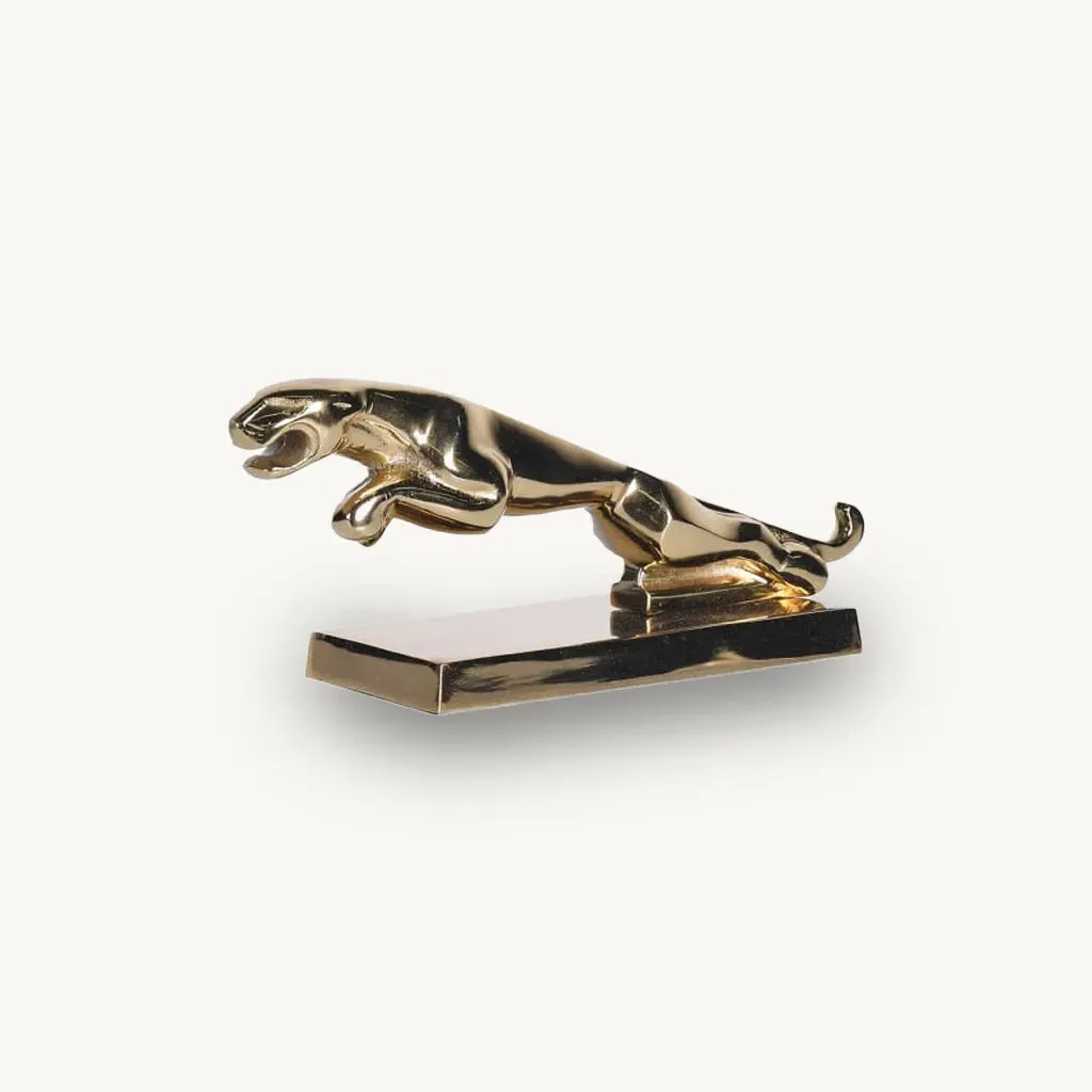 Jaguar Mascot Statue - Gold, Aluminium alternate view