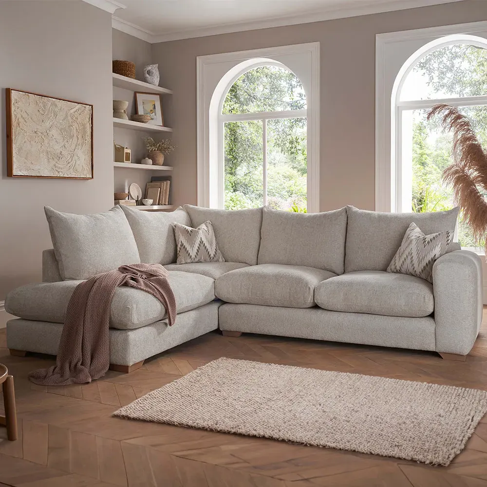 Jarvis Right Hand Facing L-Shaped Corner Sofa - Beige product