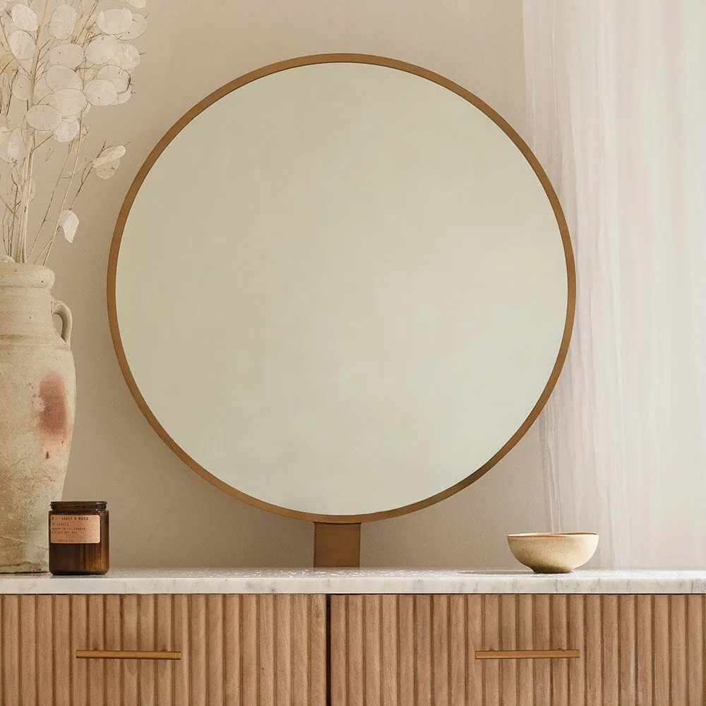 Java Dressing Table Mirror - Gold, Metal product
