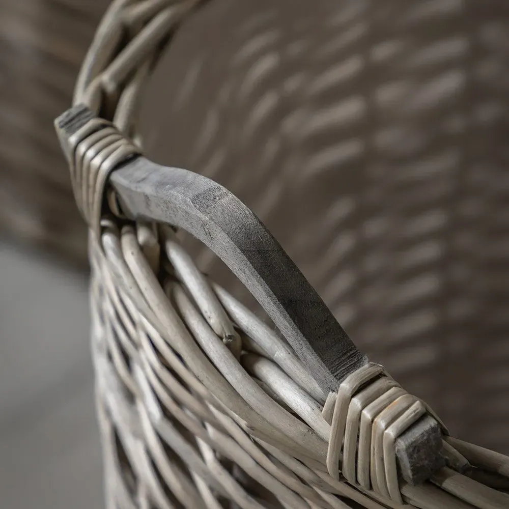 Jumbo Storage Baskets Set of 2 - Natural, Woven Fibre alternate view
