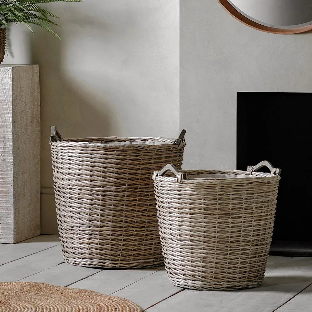 Jumbo Storage Baskets Set of 2 - Natural, Woven Fibre product