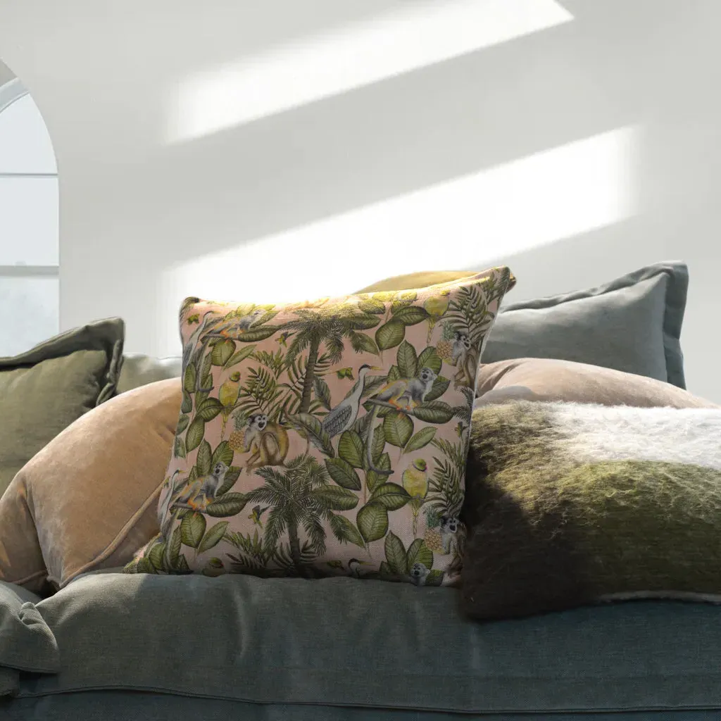 Jungle Square Cushion - Pink, Multi product