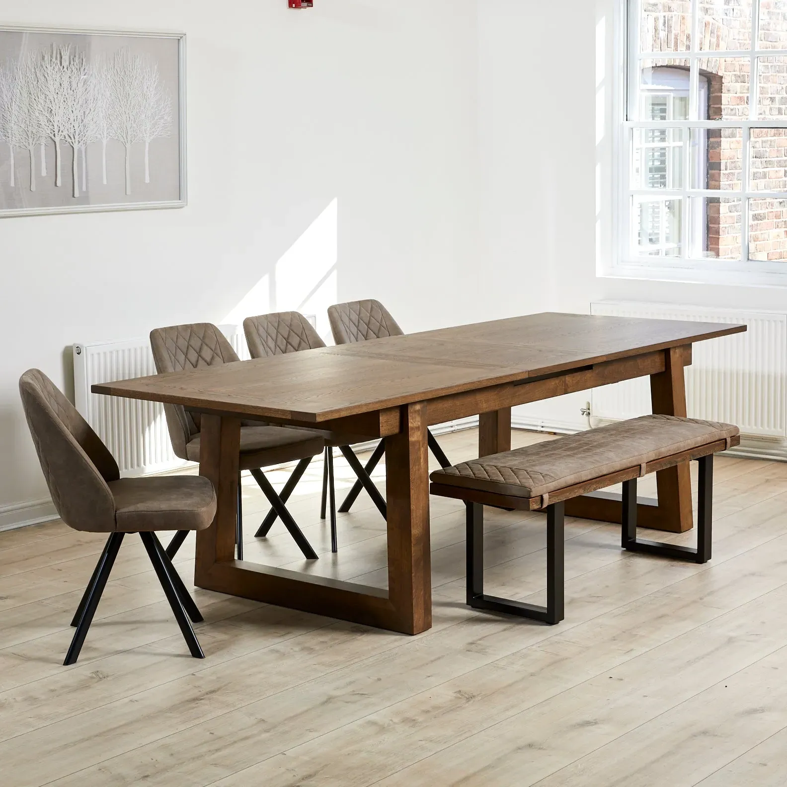 Kalvis Swivel Dining Chair - Upholstered product