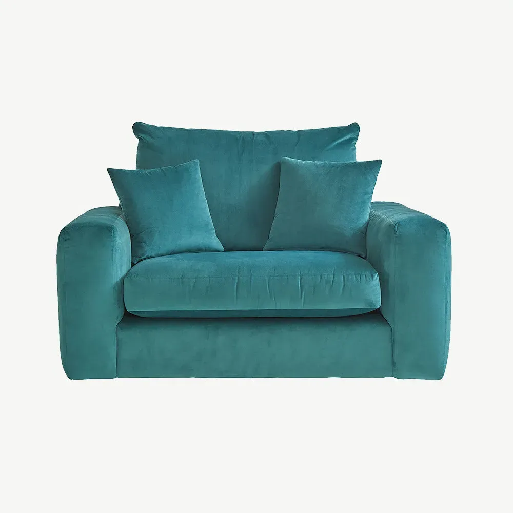 Knightsbridge Snuggler Chair - Turquoise product