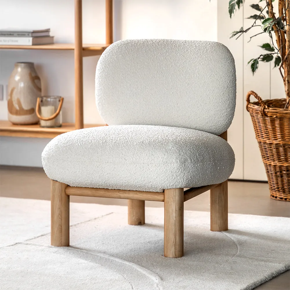 Knook Accent Chair - Vanilla, Bouclé product