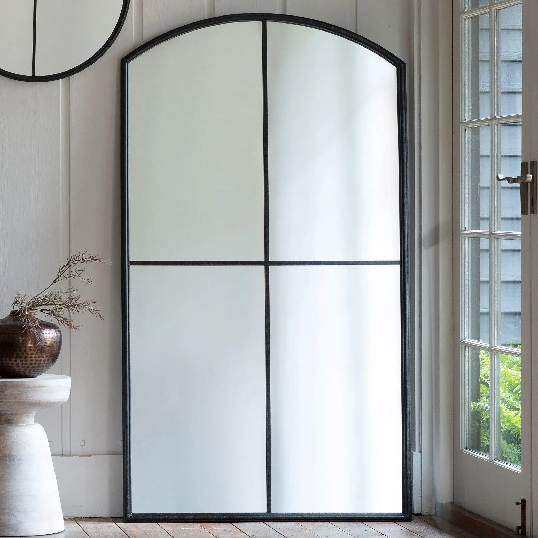 Kyoto Curved Window Mirror - Black product