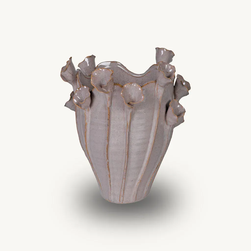 Lilac Lily Ceramic Vase alternate view