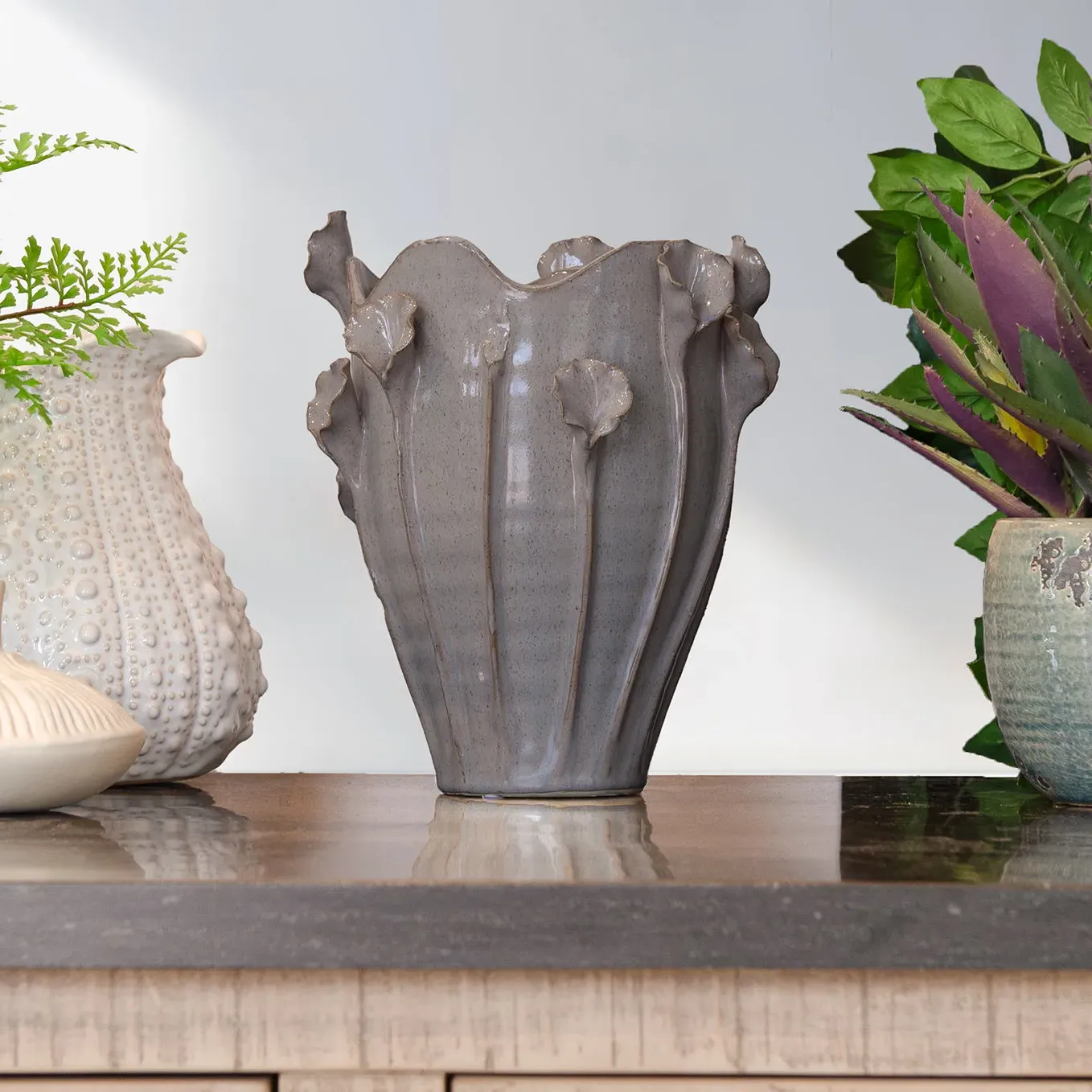 Lilac Lily Ceramic Vase product