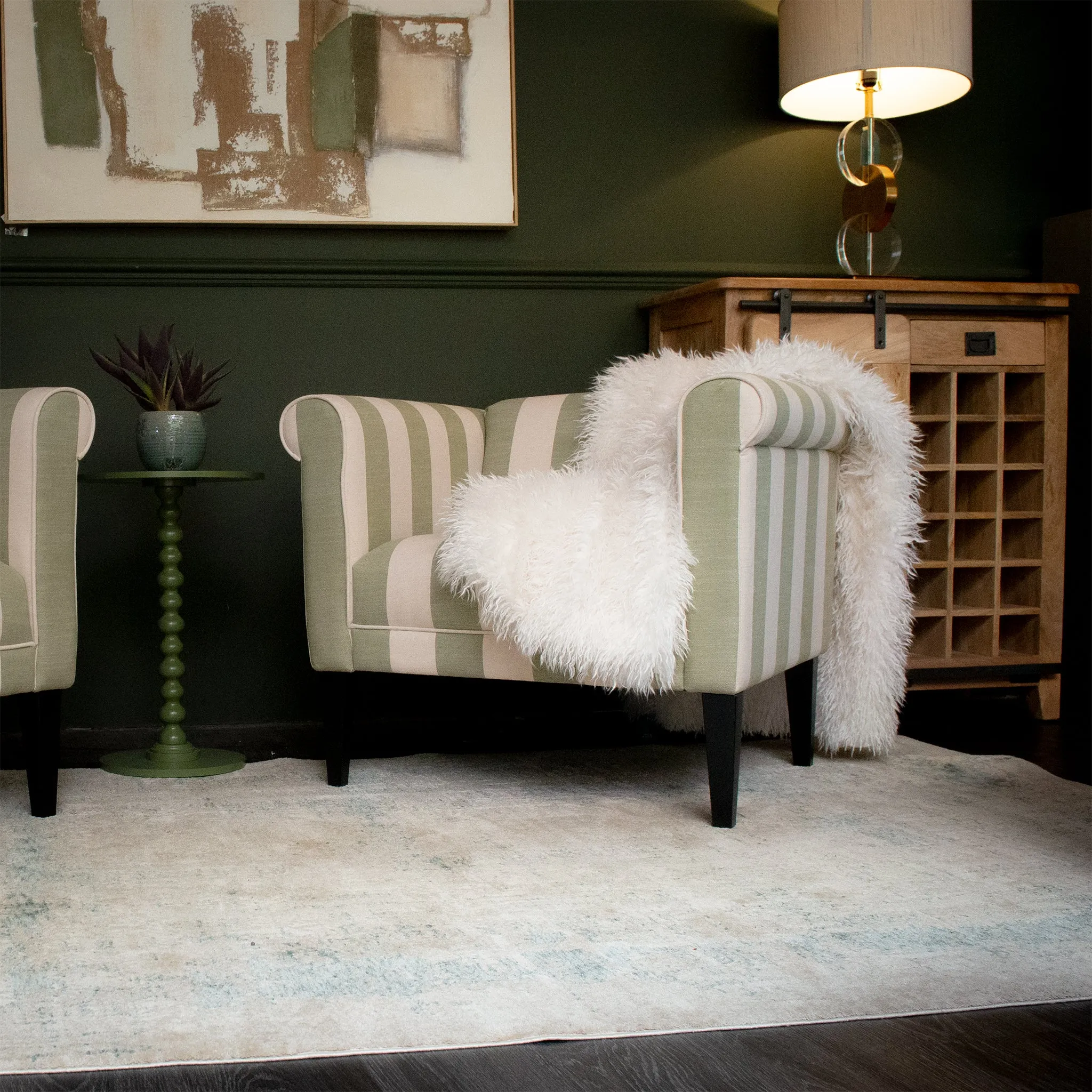 Lisa Accent Chair - Sage, Fabric product