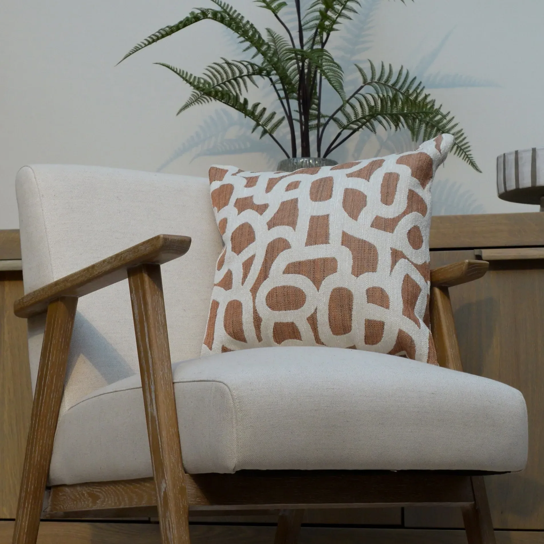 Loop Cushion - Orange alternate view