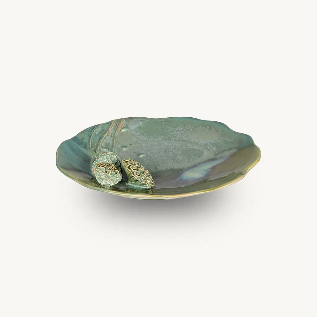 Lotus Seed Decorative Plate alternate view