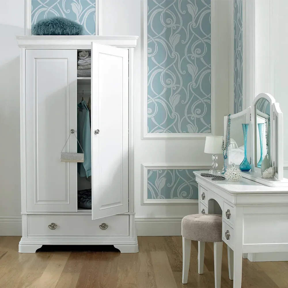 Luca Double Wardrobe - White product