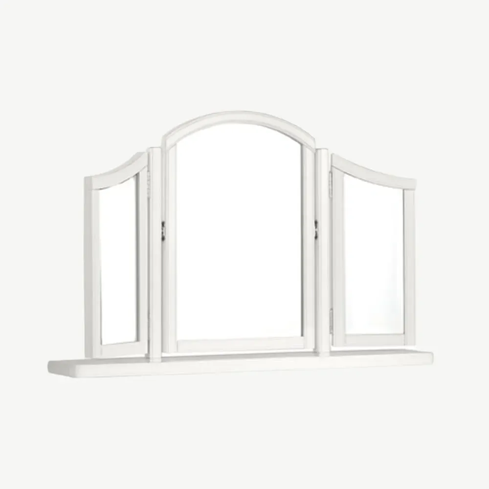 Luca Gallery Mirror - White, European Beech product