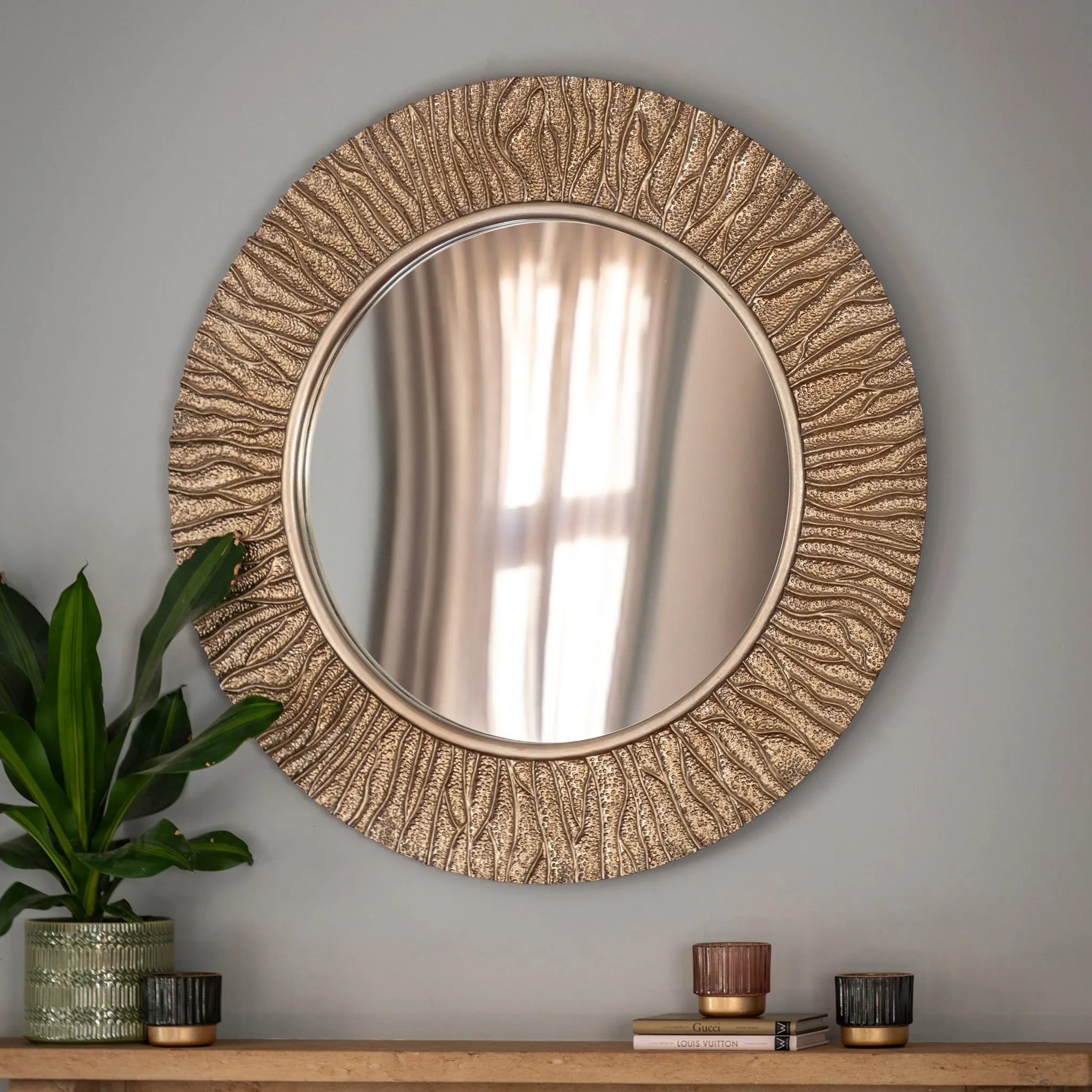 Manila Gold Wall Mirror product