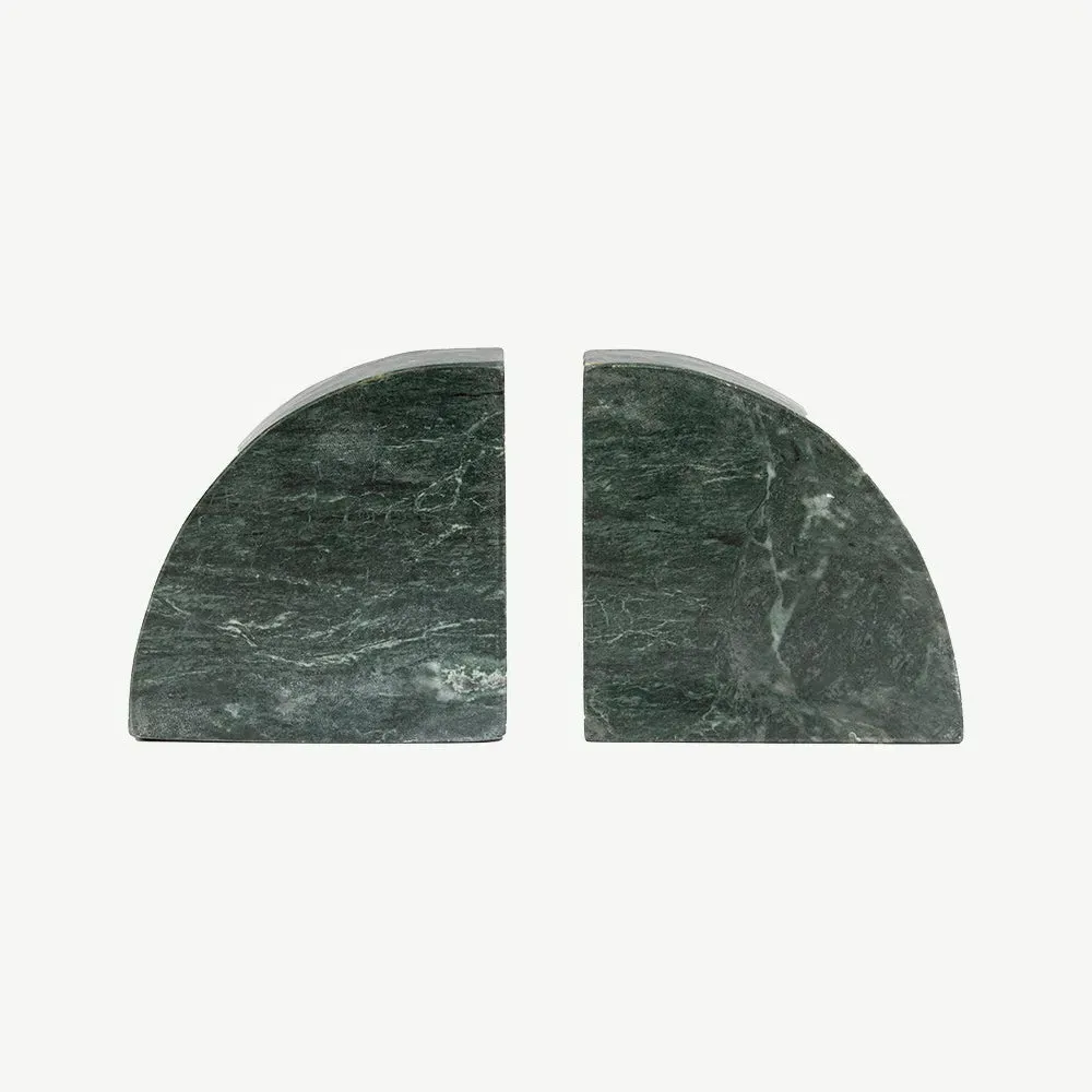 Marble Bookend Set of 2 - Green, Marble product