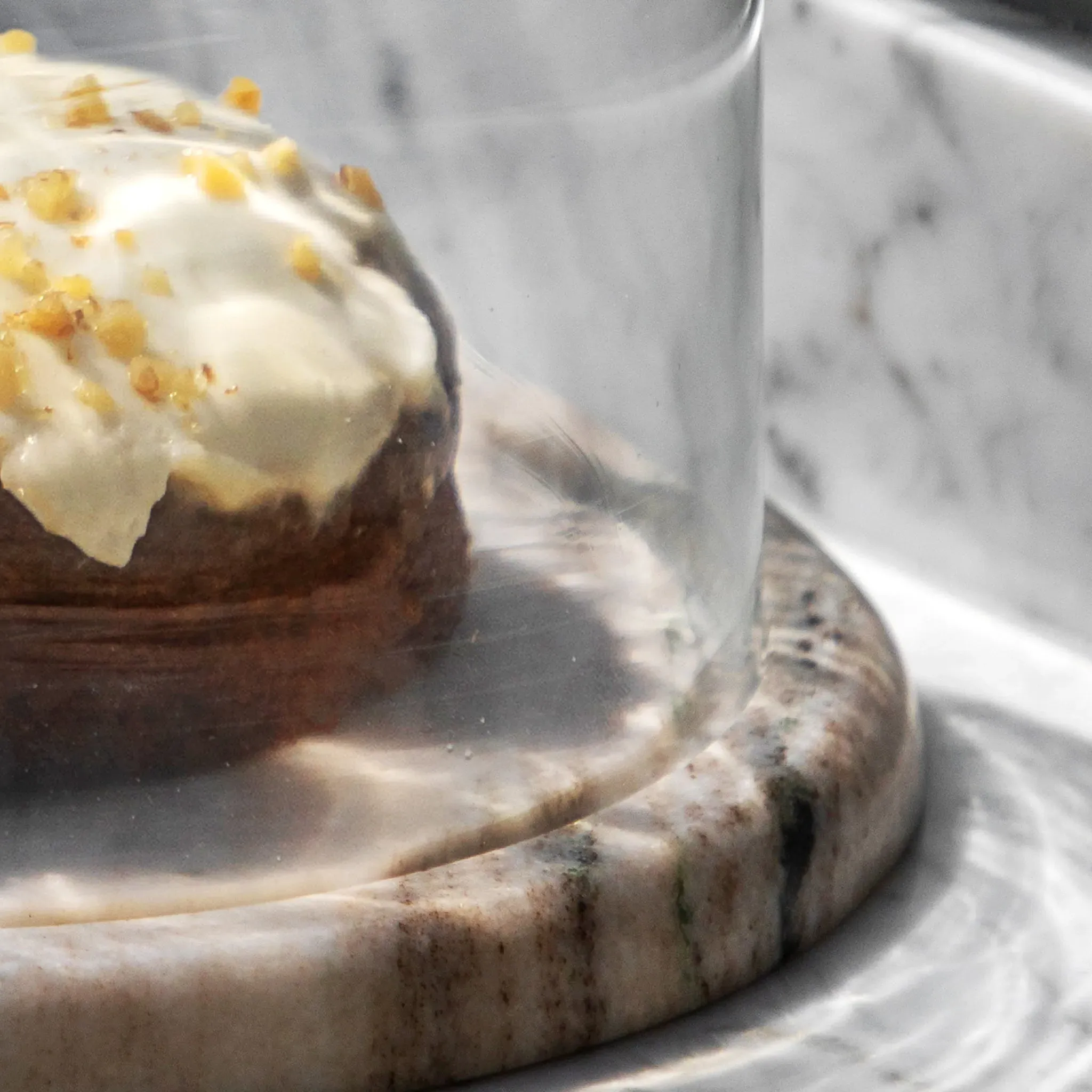 Marble Cake Dome - Marble, Glass alternate view