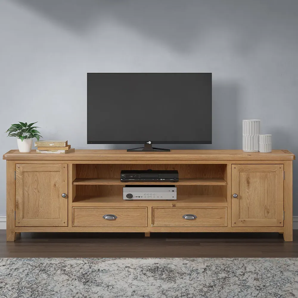 Medway Extra Large TV Unit - Oak product