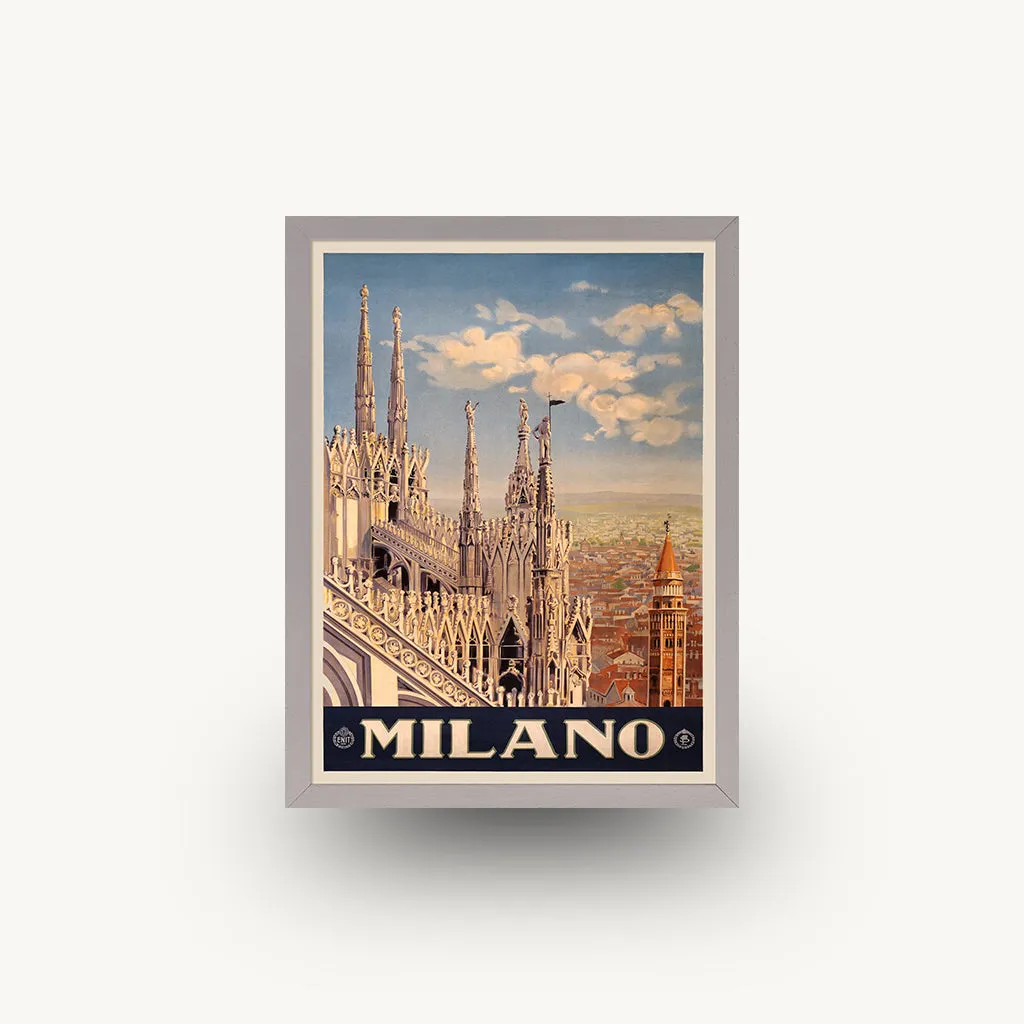 Memories of Italy I Framed Wall Art - Grey, Wood product