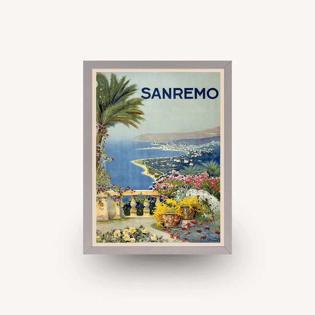 Memories of Italy III Framed Wall Art - Grey, Wood product