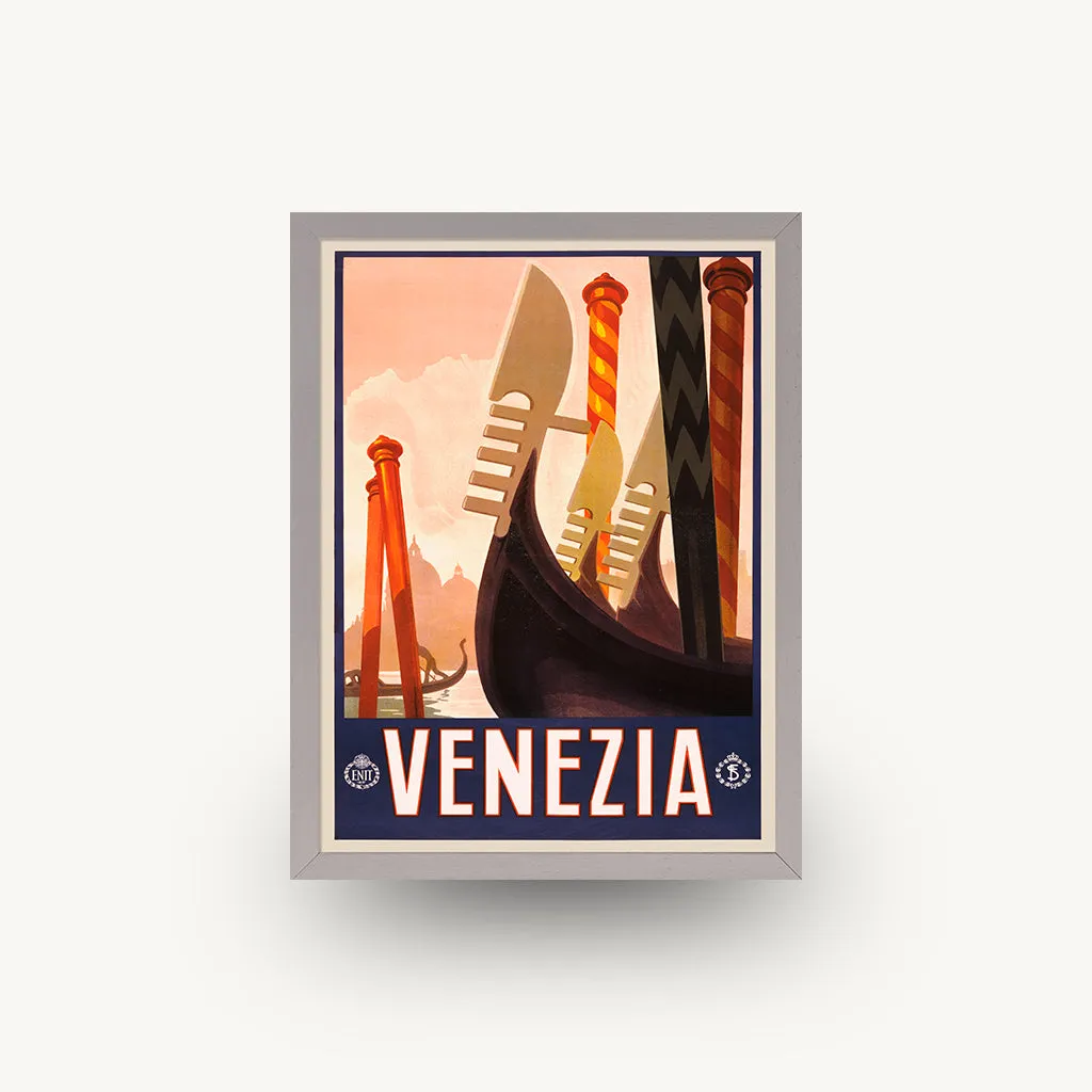 Memories of Italy IV Framed Wall Art - Grey, Wood product