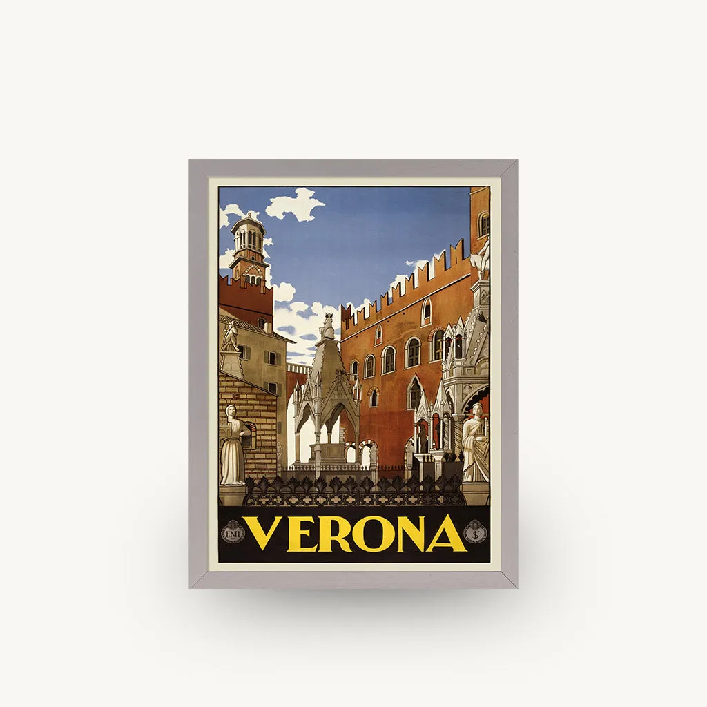 Memories of Italy V Framed Wall Art - Grey, Wood product