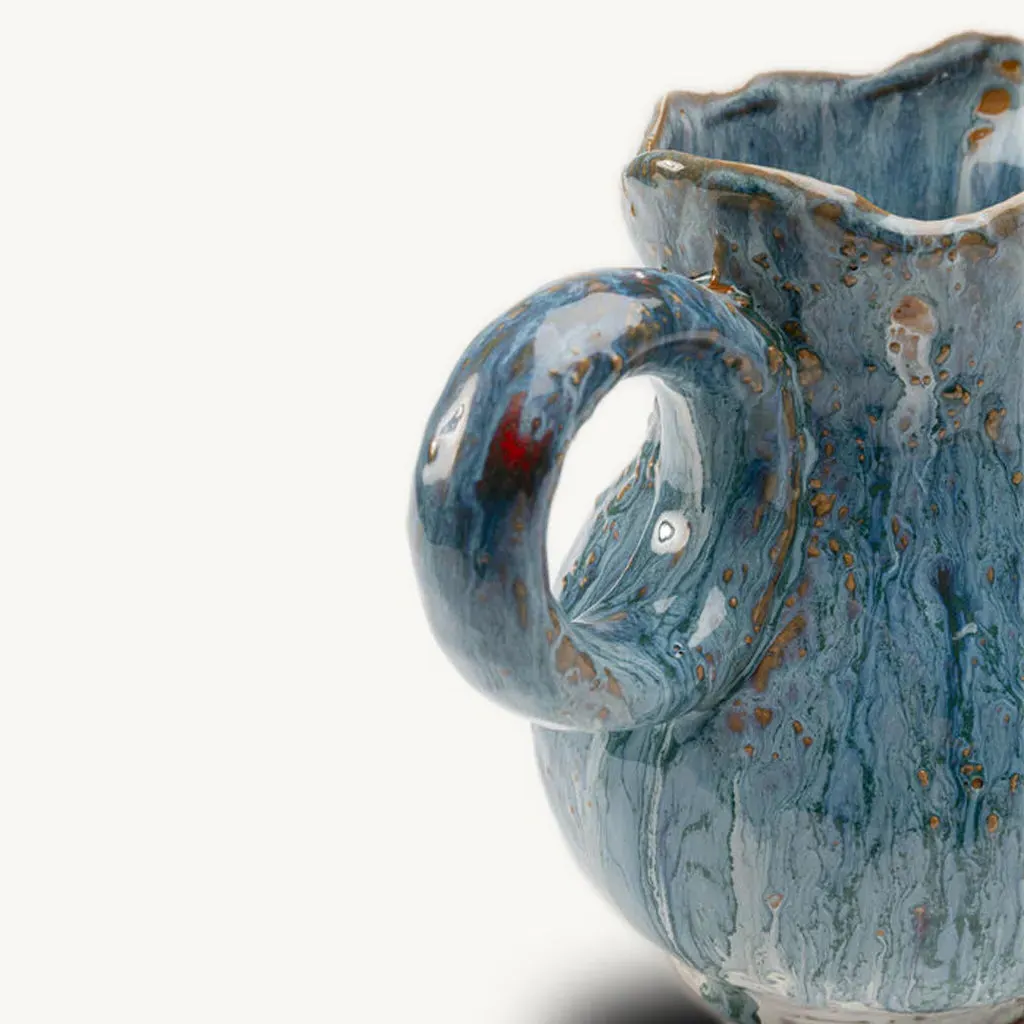 Mina Ceramic Jug - Blue alternate view