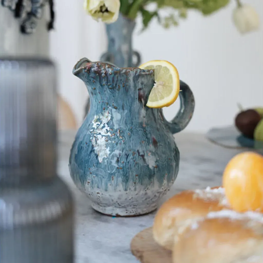 Mina Ceramic Jug - Blue product