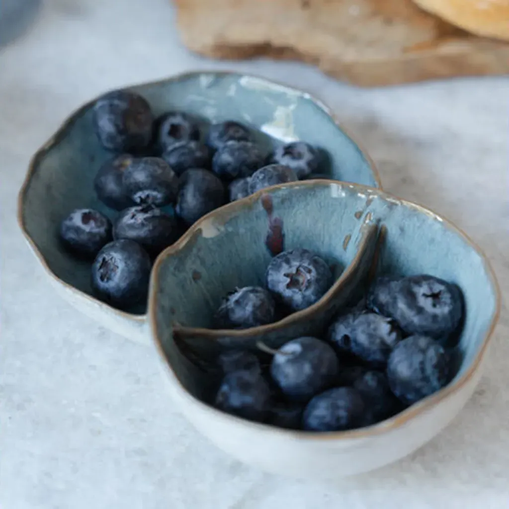 Mina Dip Bowl - Blue, Ceramic product