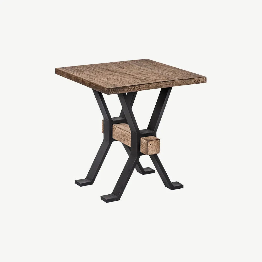 Montauk Side Table - Reclaimed Pine, Iron product