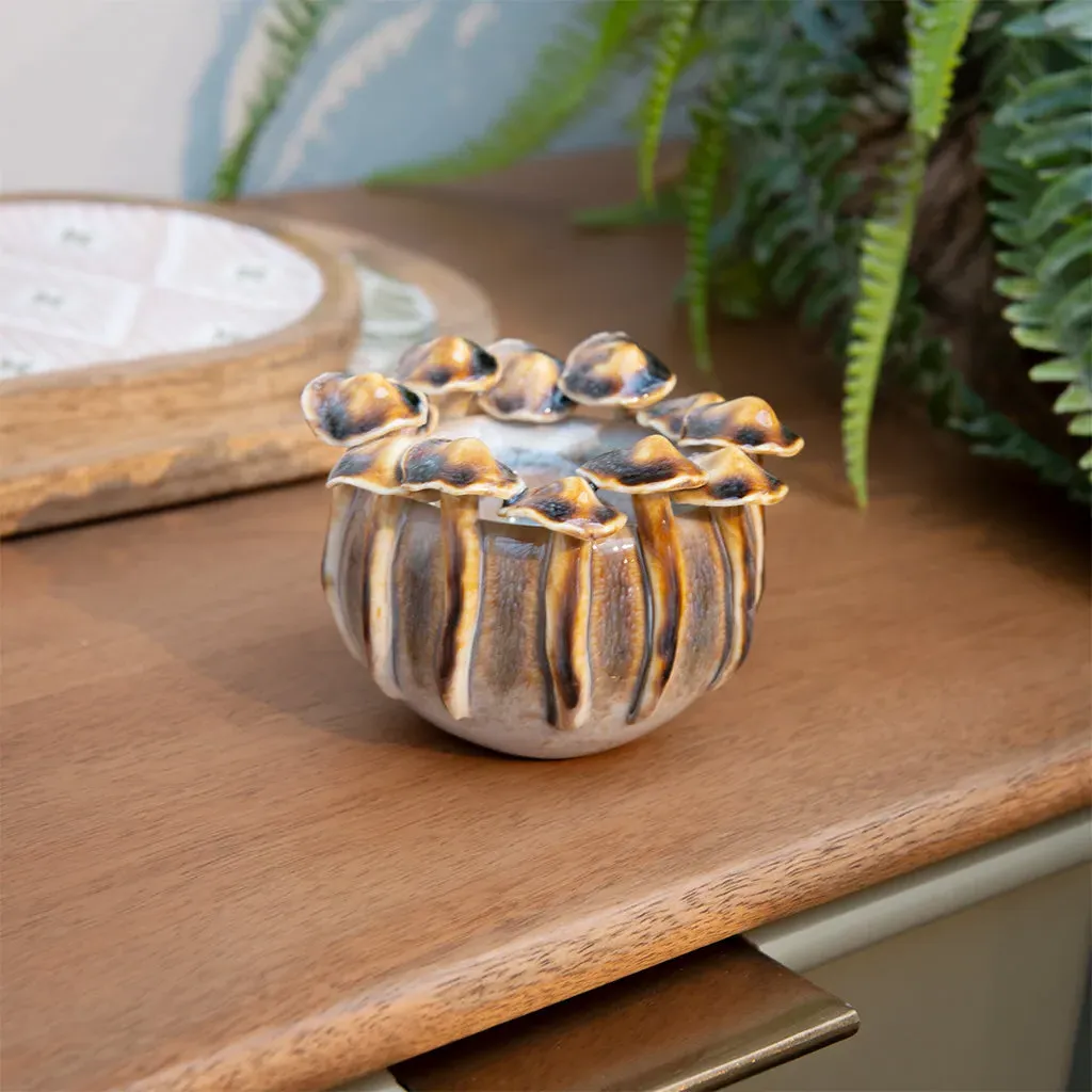 Mushroom Candle Holder - Porcelain product