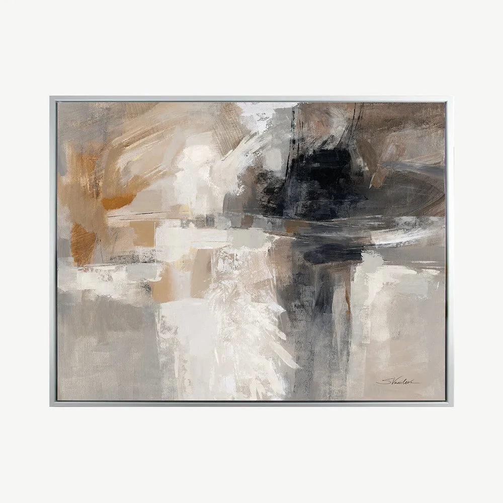 Neutral Wings Framed Wall Art - Brown, Grey alternate view