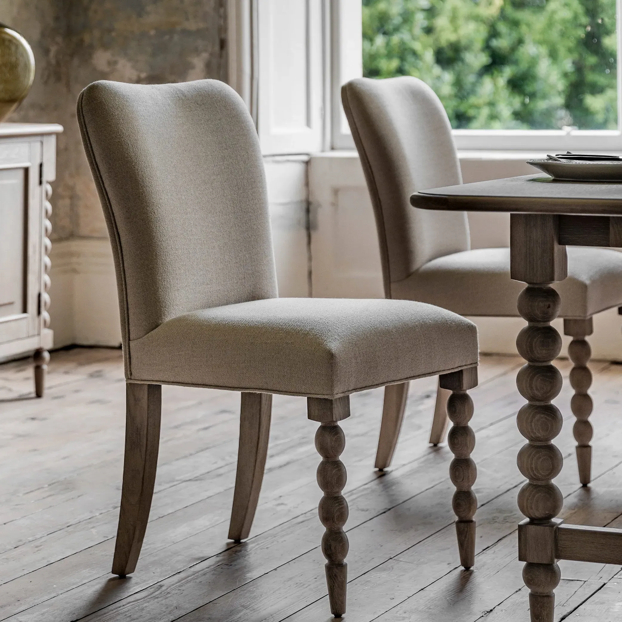 Newbury Dining Chair - Biscuit, Oak product