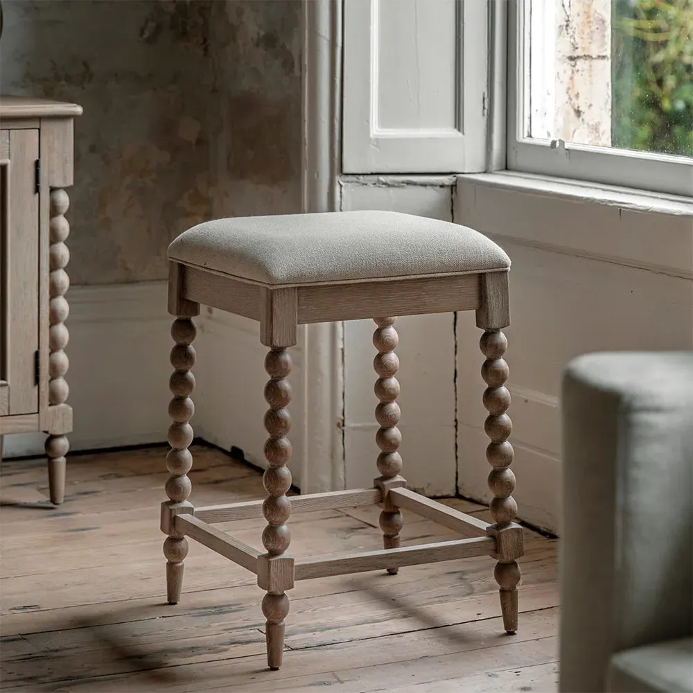 Newbury Small Barstool - Biscuit, Oak product