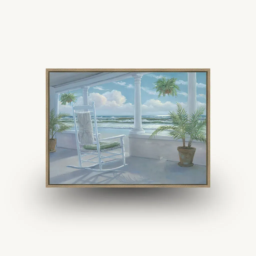 Ocean View II Framed Wall Art - Walnut product